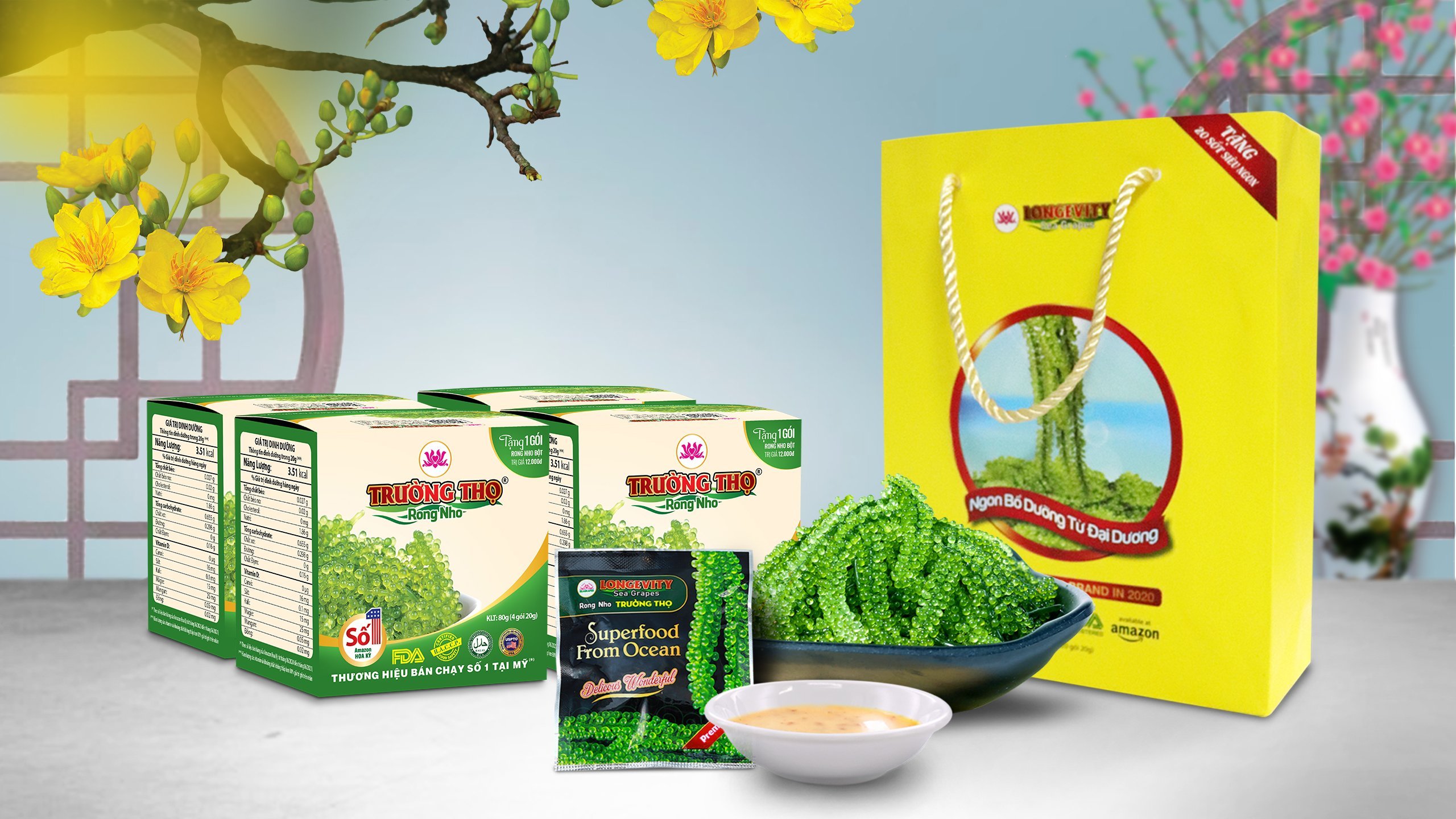 Tập đoàn Phú Thái chính thức trở thành Nhà phân phối độc quyền cho Sản phẩm Rong nho Trường Thọ